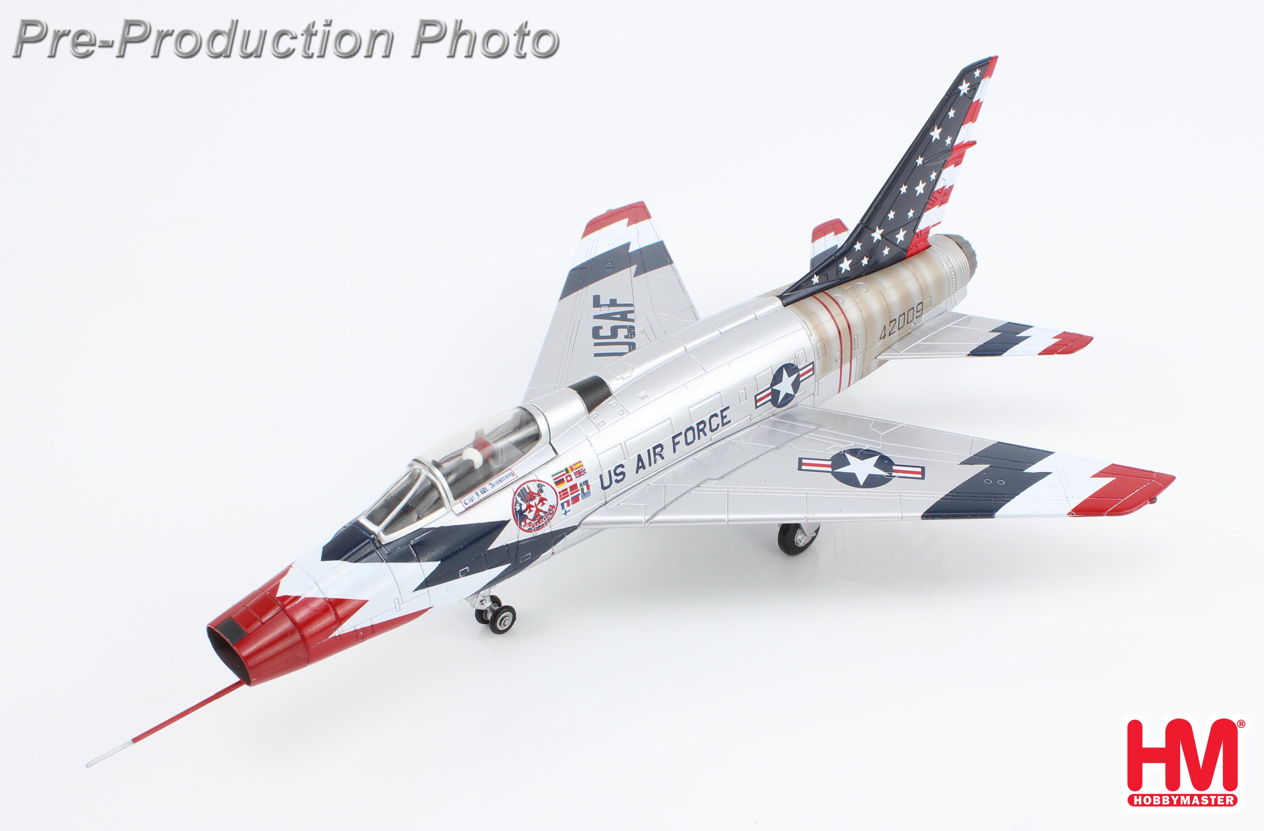 HA2123W F-100 Super Sabre Skyblazers , USAF ,1960 Season 172